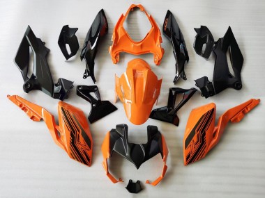 Purchase 2018-2024 Black Orange Kawasaki Z400 Motorcycle Fairings UK