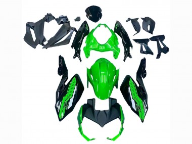 Purchase 2018-2024 Black Green Kawasaki Z400 Motorcycle Fairings UK