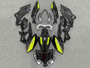 Purchase 2018-2024 Black Yellow Kawasaki Z400 Motorcycle Fairings UK