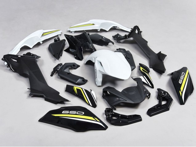 Purchase 2017-2019 Black White Yellow Kawasaki Ninja Z650 Motorcycle Fairings UK Purchase 2017-2019 Black White Yellow Kawasaki Ninja Z650 Motorcycle Fairings UK
