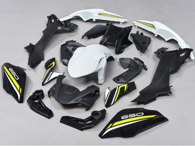 Purchase 2017-2019 Black White Yellow Kawasaki Ninja Z650 Motorcycle Fairings UK Purchase 2017-2019 Black White Yellow Kawasaki Ninja Z650 Motorcycle Fairings UK