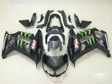 Purchase 2010-2016 Black Green Monster Ninja Kawasaki Ninja Z1000SX Motorcycle Fairings UK