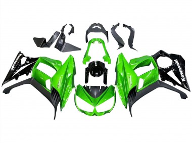 Purchase 2010-2016 Glossy Black Matte Black Green Kawasaki Z1000SX Motorcycle Fairings UK