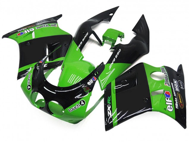 Purchase 1989-1990 Black Green Elf Kawasaki ZXR250 Motorcycle Fairings UK Purchase 1989-1990 Black Green Elf Kawasaki ZXR250 Motorcycle Fairings UK