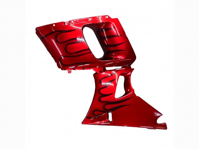 Purchase 1998-2003 Red with Black Flame Kawasaki ZZR600 Motorcycle Fairings UK Purchase 1998-2003 Red with Black Flame Kawasaki ZZR600 Motorcycle Fairings UK