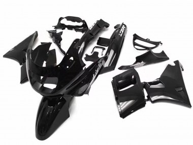Purchase 1993-2007 Glossy Black Kawasaki ZZR400 Motorcycle Fairings UK