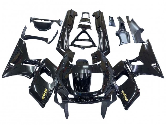 Purchase 1998-2003 Glossy Black Ninja Kawasaki ZZR600 Motorcycle Fairings UK Purchase 1998-2003 Glossy Black Ninja Kawasaki ZZR600 Motorcycle Fairings UK