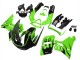 Purchase 1998-2003 Green with Black Flame Kawasaki ZZR600 Motorcycle Fairings UK