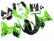 Purchase 1998-2003 Green with Black Flame Kawasaki ZZR600 Motorcycle Fairings UK