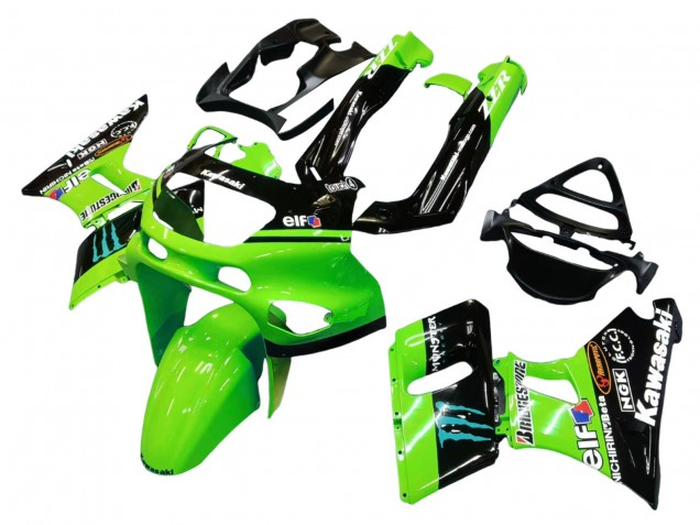 Purchase 1993-2007 Green Black Monster Elf Kawasaki ZZR400 Motorcycle Fairings UK Purchase 1993-2007 Green Black Monster Elf Kawasaki ZZR400 Motorcycle Fairings UK
