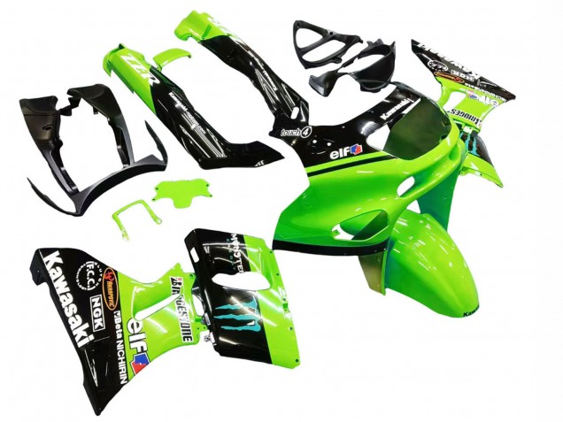 Purchase 1998-2003 Green Black Monster Elf Kawasaki ZZR600 Motorcycle Fairings UK Purchase 1998-2003 Green Black Monster Elf Kawasaki ZZR600 Motorcycle Fairings UK
