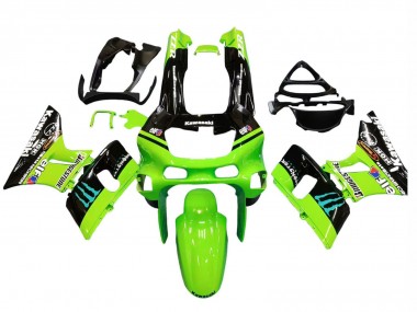Purchase 1998-2003 Green Black Monster Elf Kawasaki ZZR600 Motorcycle Fairings UK