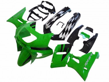 Purchase 1993-2007 Green Black Kawasaki ZZR400 Motorcycle Fairings UK