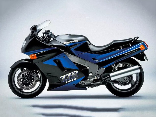 Purchase 1990-1992 Blue Black Kawasaki ZZR1100 Motorcycle Fairings UK Purchase 1990-1992 Blue Black Kawasaki ZZR1100 Motorcycle Fairings UK