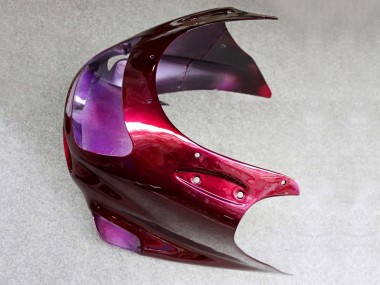 Purchase 1993-2003 Dark Red Kawasaki ZZR1100 Motorcycle Fairing UK