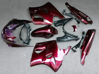 Purchase 1993-2003 Dark Red Kawasaki ZZR1100 Motorcycle Fairings UK