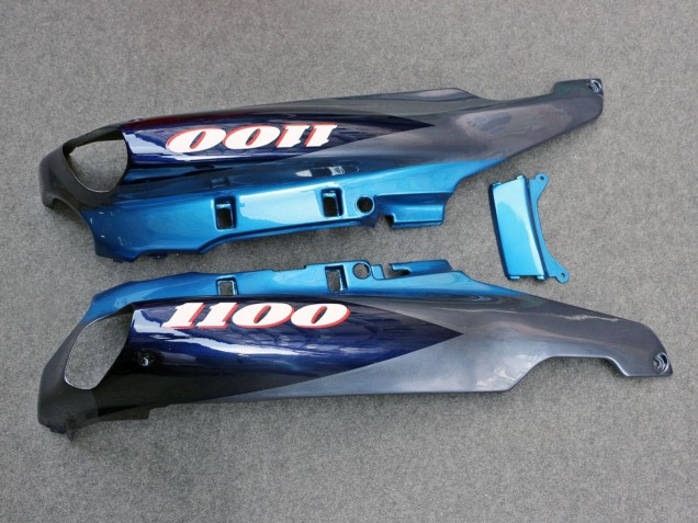 Purchase 1993-2003 Glossy Blue Grey Kawasaki ZZR1100 Motorcycle Fairings UK