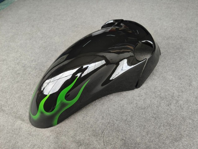 Purchase 1993-2003 Black with Green Flame Kawasaki ZZR1100 Motorcycle Fairings UK Purchase 1993-2003 Black with Green Flame Kawasaki ZZR1100 Motorcycle Fairings UK