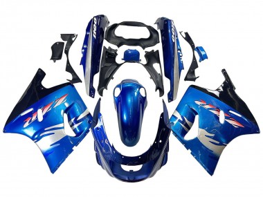 Purchase 1993-2003 Glossy Blue Kawasaki ZZR1100 Motorcycle Fairings UK