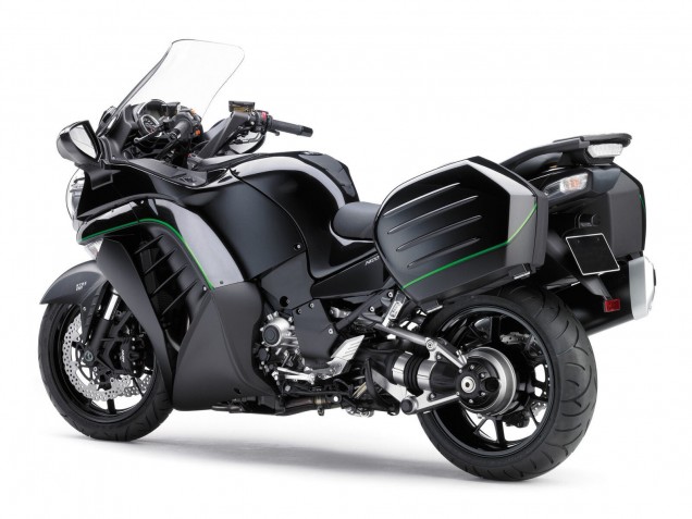 Purchase 2007-2009 Black with Green Lines Kawasaki GTR1400/ZG1400 Motorcycle Fairings UK Purchase 2007-2009 Black with Green Lines Kawasaki GTR1400/ZG1400 Motorcycle Fairings UK
