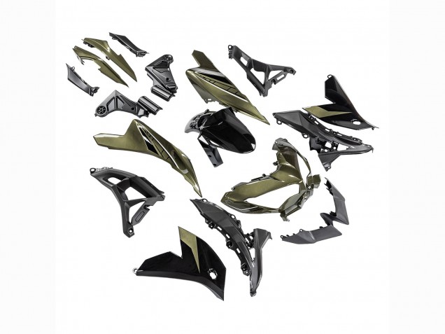 Purchase 2022-2025 Dark Green Black Kawasaki Versys 650 Motorcycle Fairings UK Purchase 2022-2025 Dark Green Black Kawasaki Versys 650 Motorcycle Fairings UK