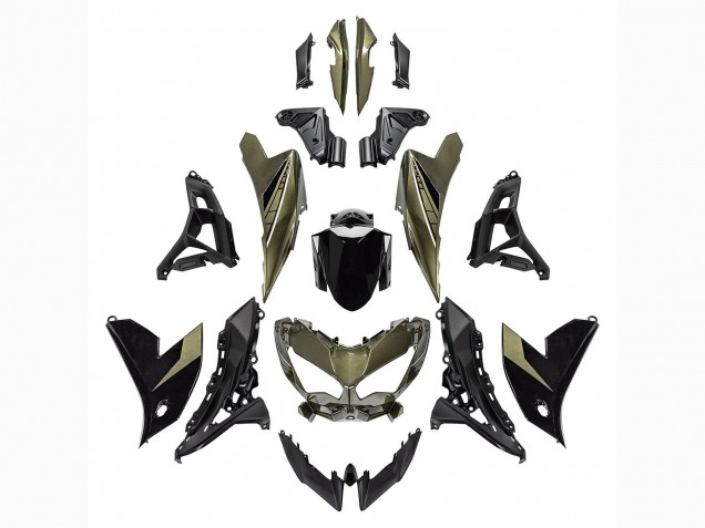 Purchase 2022-2025 Dark Green Black Kawasaki Versys 650 Motorcycle Fairings UK Purchase 2022-2025 Dark Green Black Kawasaki Versys 650 Motorcycle Fairings UK