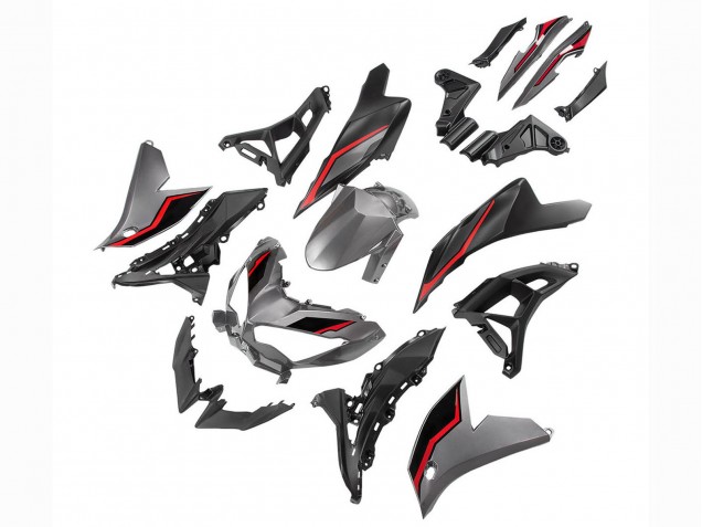 Purchase 2022-2025 Grey Red Kawasaki Versys 650 Motorcycle Fairings UK Purchase 2022-2025 Grey Red Kawasaki Versys 650 Motorcycle Fairings UK