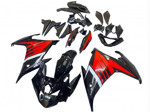 Purchase 2009-2015 Black Red White Yamaha FZ6R Motorcycle Fairing UK