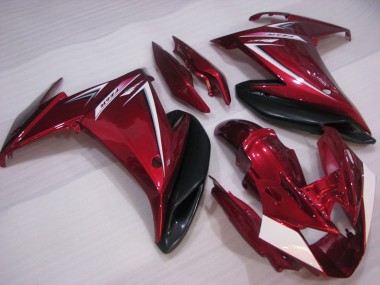 Purchase 2009-2015 Red White Black Yamaha FZ6R Motorcycle Fairings UK
