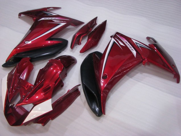 Purchase 2009-2015 Red White Black Yamaha FZ6R Motorcycle Fairings UK