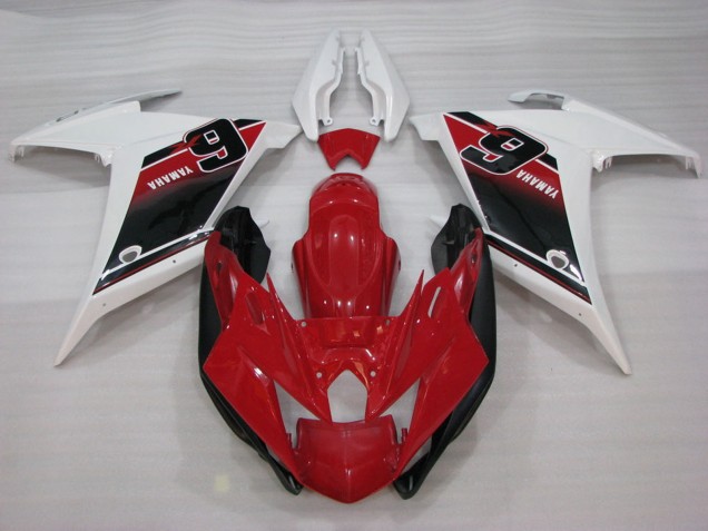 Purchase 2009-2015 Red White Black 6 Yamaha FZ6R Motorcycle Fairings UK