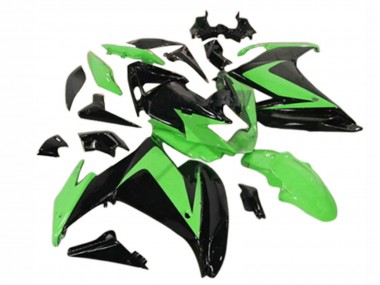 Purchase 2009-2015 Glossy Black Green Yamaha FZ6R Motorcycle Fairings UK