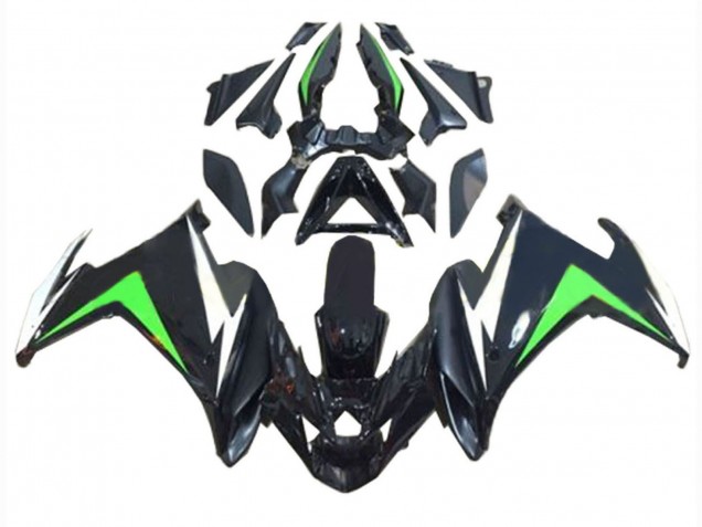 Purchase 2009-2015 Black White Green Yamaha FZ6R Motorcycle Fairings UK