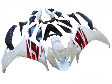 Purchase 2009-2015 White Red Yamaha FZ6R Motorcycle Fairings UK