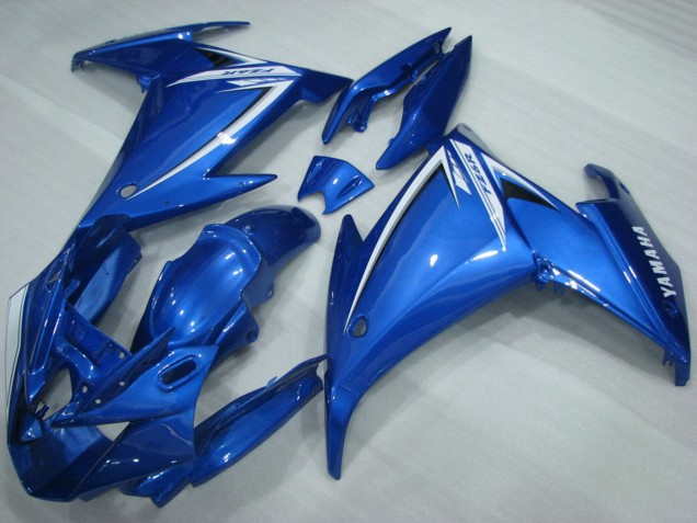Purchase 2009-2015 Blue White Yamaha FZ6R Motorcycle Fairings UK