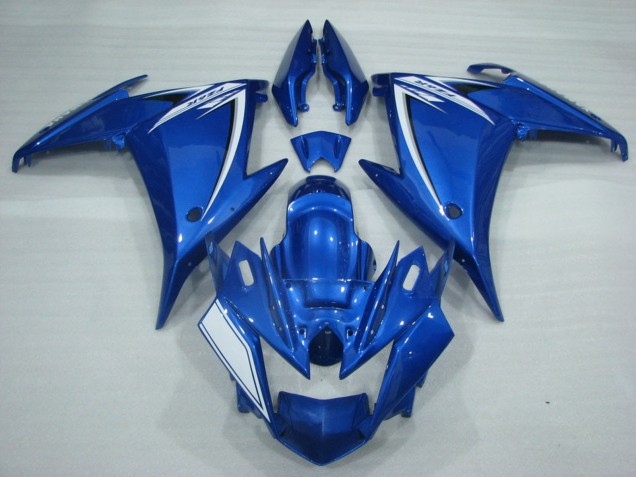 Purchase 2009-2015 Blue White Yamaha FZ6R Motorcycle Fairings UK