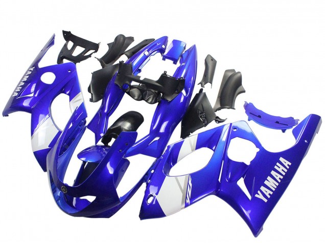 Purchase 1996-2007 Blue White Yamaha YZF600R Thundercat Motorcycle Fairings UK Purchase 1996-2007 Blue White Yamaha YZF600R Thundercat Motorcycle Fairings UK