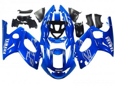 Purchase 1996-2007 Blue White Silver Yamaha YZF600R Thundercat Motorcycle Fairings UK