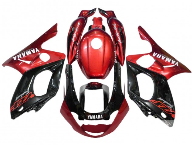 Purchase 1996-2007 Red Black Silver Yamaha YZF600R Thundercat Motorcycle Fairings UK