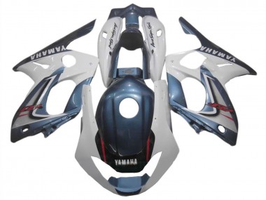Purchase 1996-2007 Dark Blue White Yamaha YZF600R Thundercat Motorcycle Fairings UK