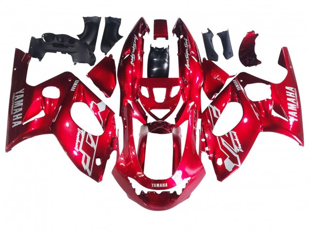 Purchase 1996-2007 Red White Thunderace Yamaha YZF600R Thundercat Motorcycle Fairings UK