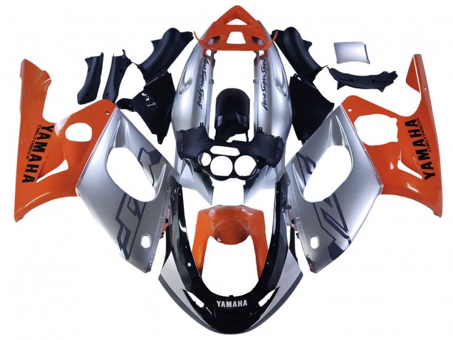 Purchase 1996-2007 Orange Grey Glossy Black Yamaha YZF600R Thundercat Motorcycle Fairings UK