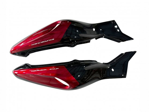 Purchase 1997-2007 Black with Red Flame Yamaha YZF1000R Thunderace Motorcycle Fairings UK