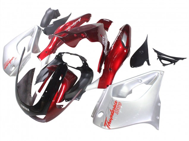 Purchase 1997-2007 Red Silver Thunderace Yamaha YZF1000R Thunderace Motorcycle Fairings UK