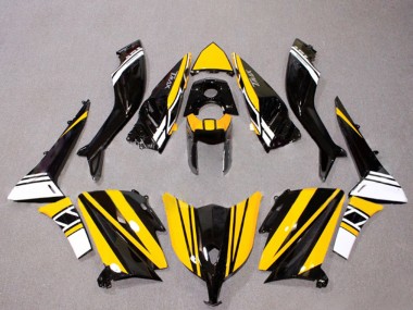 Purchase 2012-2014 Glossy Black Yellow White Yamaha TMAX530 Motorcycle Fairings UK