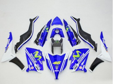 Purchase 2012-2014 Blue Black White ENEOS MoviStar Yamalube 46 Yamaha TMAX530 Motorcycle Fairings UK
