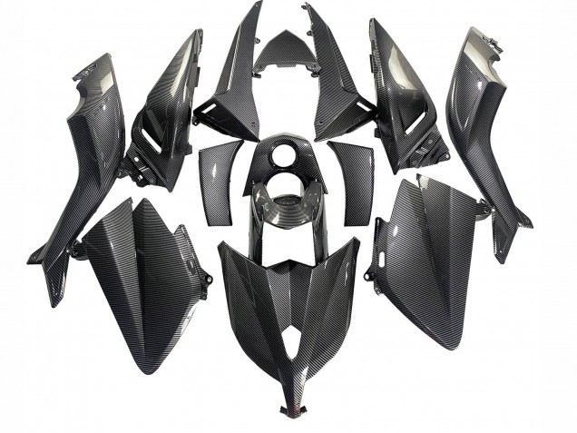 Purchase 2012-2014 Black Carbon Fiber Yamaha TMAX530 Motorcycle Fairings UK
