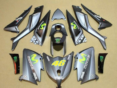 Purchase 2012-2014 Grey Semakin Didepan MoviStar Yamalube 46 Yamaha TMAX530 Motorcycle Fairings UK