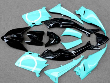 Purchase 2012-2014 Light Blue Glossy Black Yamaha TMAX530 Motorcycle Fairings UK