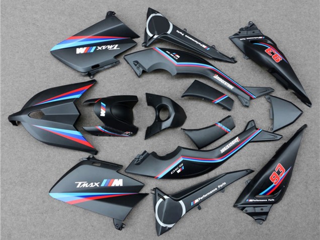 Purchase 2012-2014 Matte Black Red Blue 93 Yamaha TMAX530 Motorcycle Fairings UK